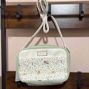 Primark Winnie the Pooh  Cream and Green Crossbody Bag
